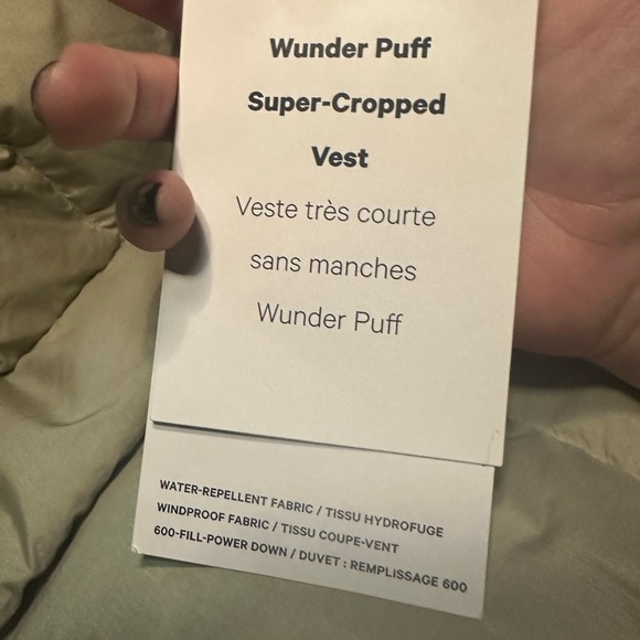 Heathered Raw Linen Wunder Puff Super-Cropped Vest - Picture 13 of 14